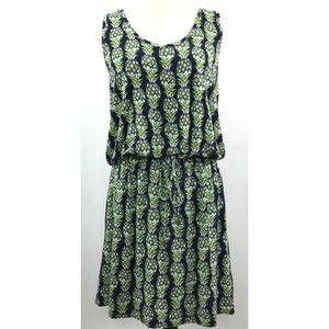 Banana Republic Pineapple Print Sun Dress 
